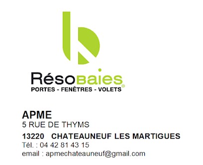Résobaies Châteauneuf-les-Martigues - APME, Magasin de Fenêtres à Châteauneuf-les-Martigues
