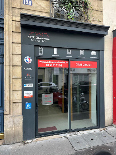Edk Menuiseries, Magasin De Fenêtres à Paris 17